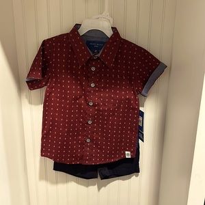 Perry Ellis 2 pc short set